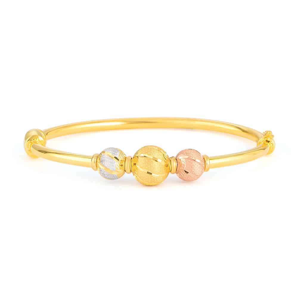Zivah 22KT Gold Bracelet | Bracelet In Two-Tone Gold | CaratLane