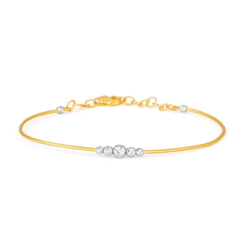 22ct Gold Link Bracelet with Adjustable Clasp - 23.7g - Bracelets/Bangles -  Jewellery