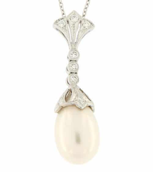 pearl & Diamond Pendant